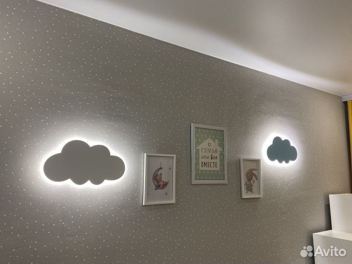 Светильник настенный облако