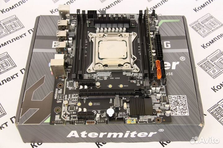 Комплект Xeon 2630v3 + Atermiter x99 + 8gb