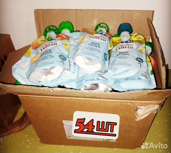 Детское фруктовое пюре Фрутоняня