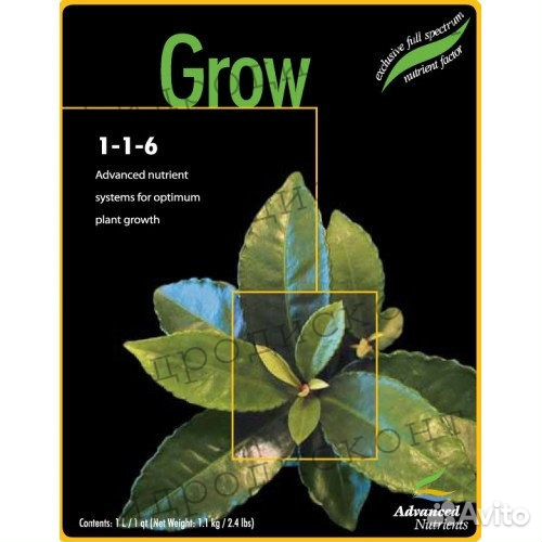 Удобрение Grow (Advanced nutrients) 1 литр