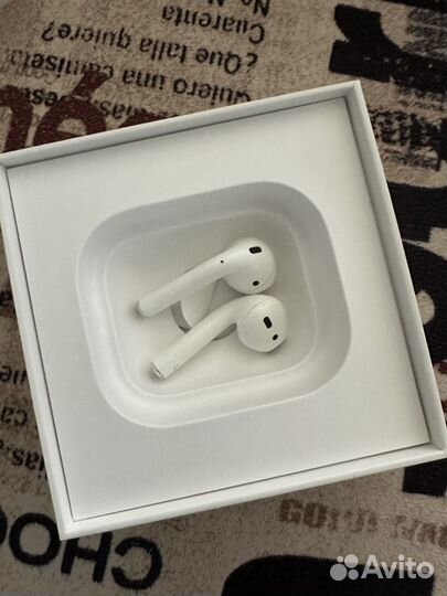 Беспроводные наушники apple airpods 2