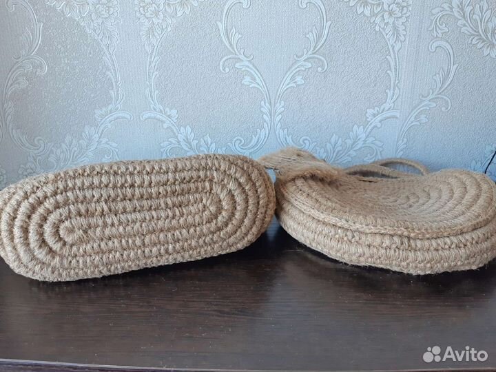 Сумка вязаная из джута