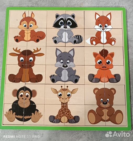 Пазлы,Развивающие игрушки, деревянные, музыкальные