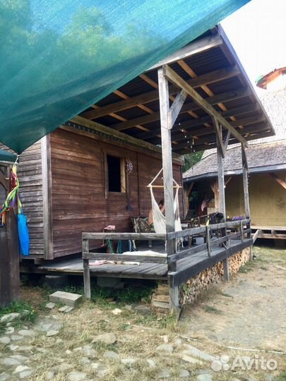 Баня на дровах с купелью