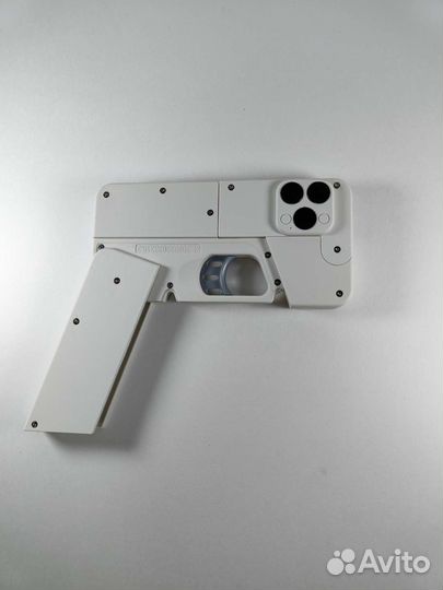 Телефон бластер айфон с пульками