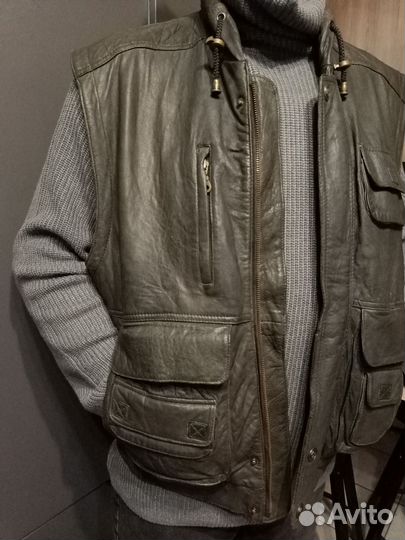 Nature's Best,56,Кожанный жилет мужской