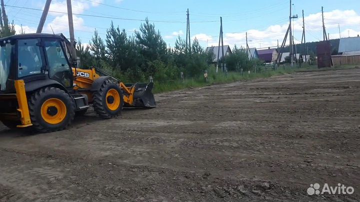 Аренда экскаватора погрузчика, трактора