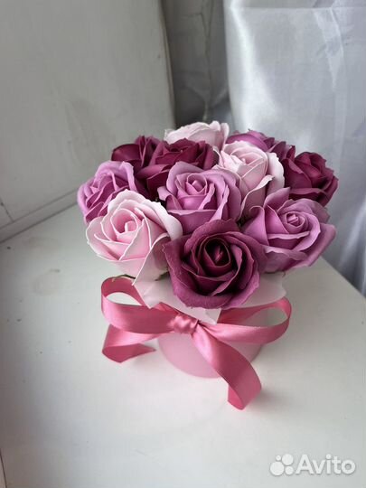 Букет из мыла 11 роз