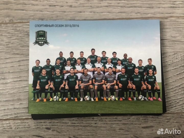 Карточки фк Краснодар сезон 2015/16
