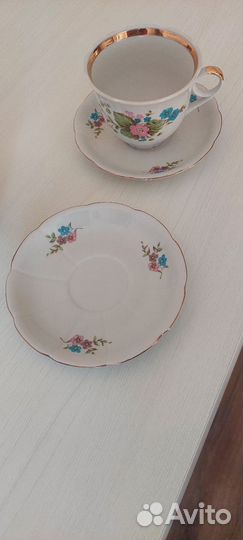 Чашки с блюдцем СССР Тернопольский фз
