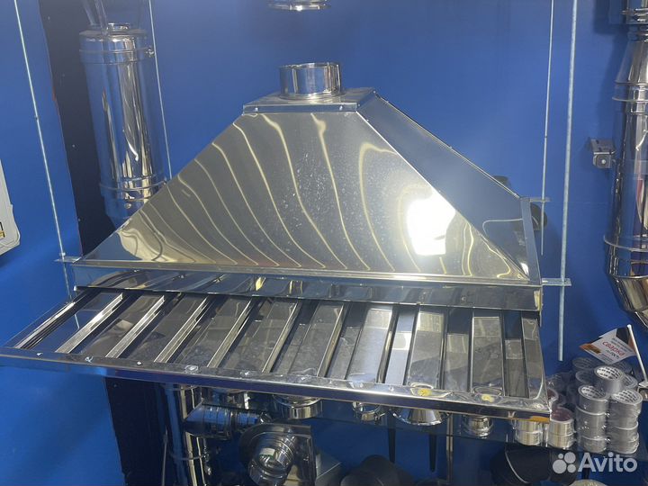 Вытяжной зонт из нержавейки(нержавеющей стали)