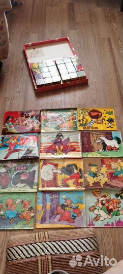 Кубики деревянные СССР