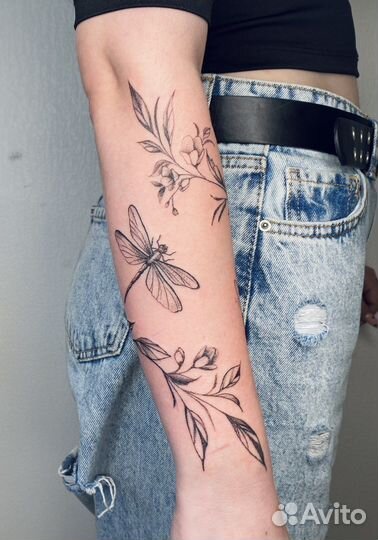 Татуировка в домашней студии