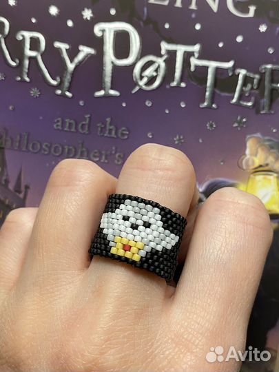 Кольцо из японского бисера Гарри Поттер