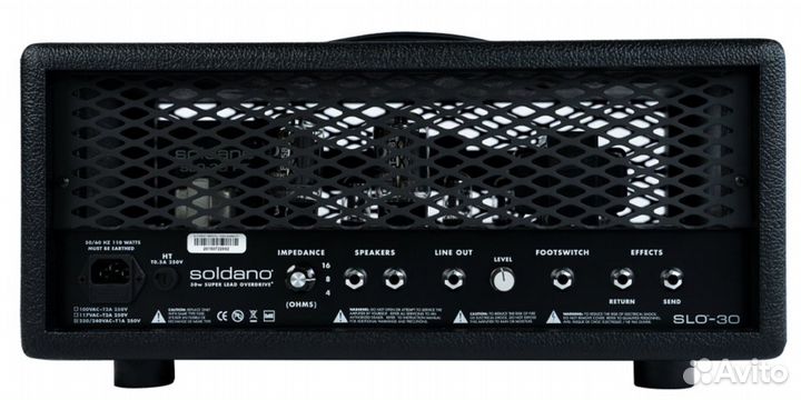 Soldano SLO-30 Head Black