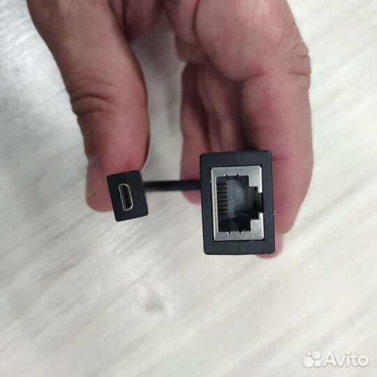 Переходник micro- hbmi - rj-45 asus