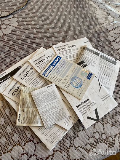 Цифровое пианино casio cdp S100BK