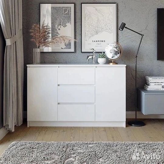 Комод с дверцами Оливер 1,2м