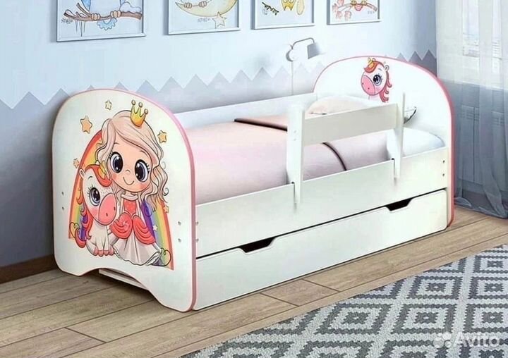 Детская кровать Принцесса 80160