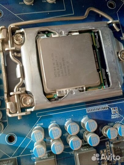 Материнская плата lga 1156 ga-p55m-ud2 i5 750