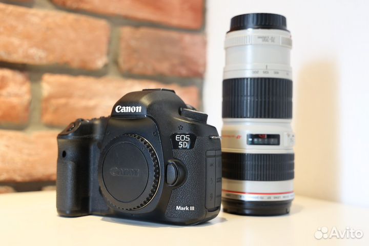 Canon 5d mark iii с объективом 70-200 1:4L