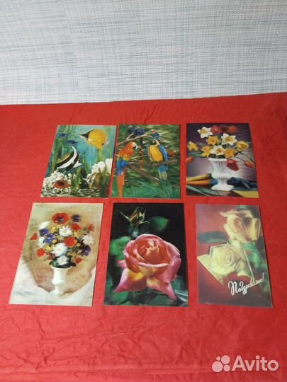 Открытка стерео Япония Корея СССР