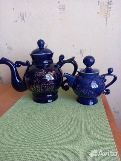 Чайник заварочный СССР синий кобальт