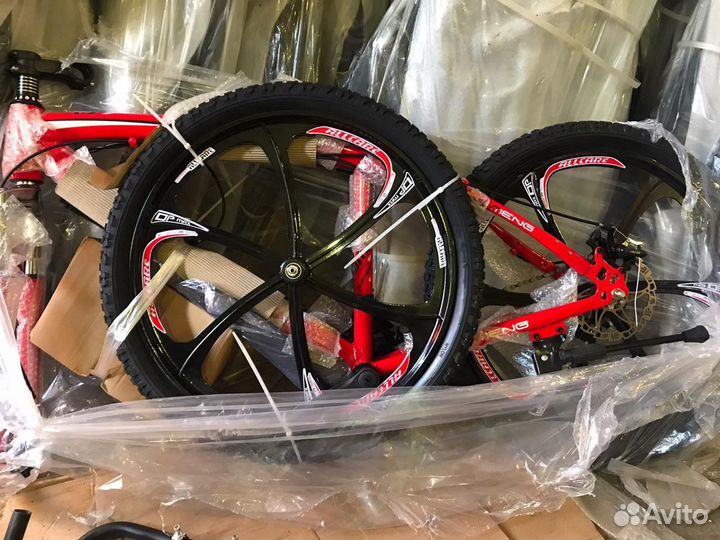 Велосипед на литых дисках