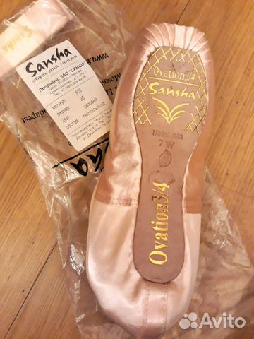 Новые Пуанты 36 размер Санша Sansha 7W 7M Ovation