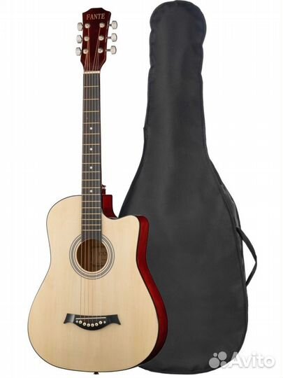 Акустическая гитара с чехлом