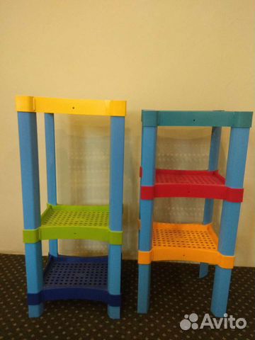 Модульная фантазийная полка для детских игрушек