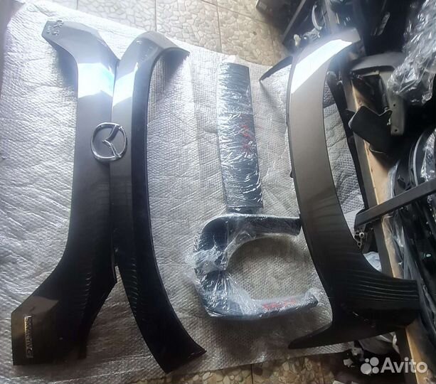 Накладки молдинги крышка багажника мазда сх-5 kf