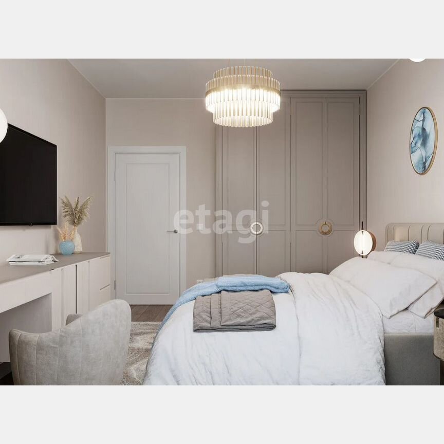 2-к. квартира, 53,1 м², 8/21 эт.