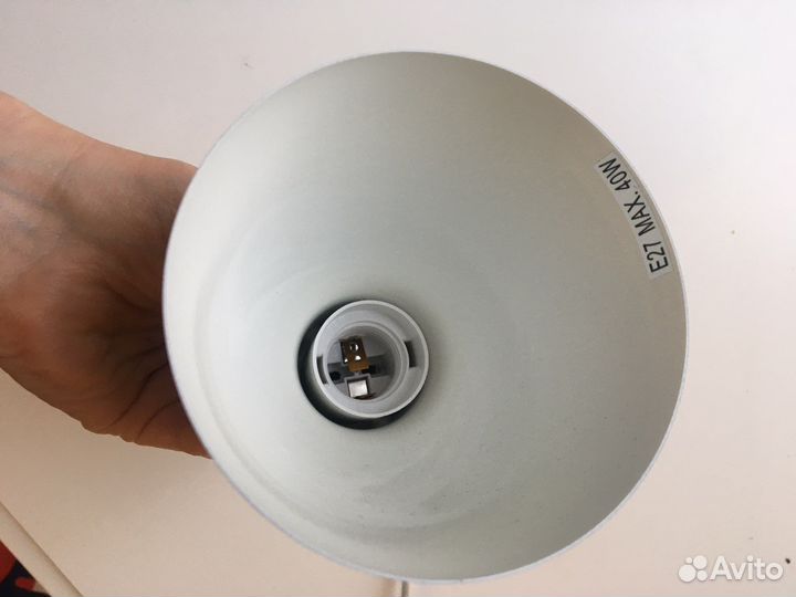 Светильник подвесной серый (матовый)