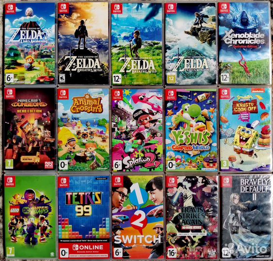Nintendo switch игры
