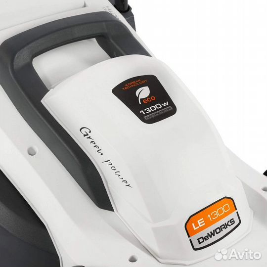 Газонокосилка электрическая DeWorks LE 1300 (объем