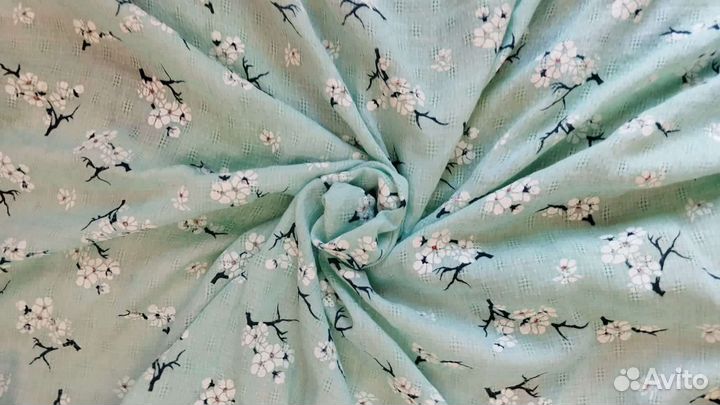 Ткань отрез хлопок