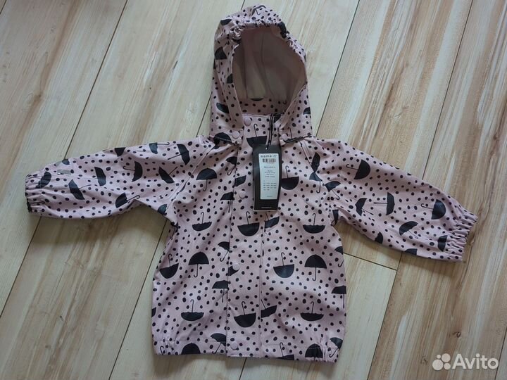 Новая куртка дождевик для девочки