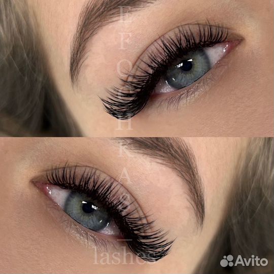 Наращивание ресниц в студии