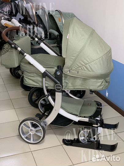 Лыжи на коляску универсальные