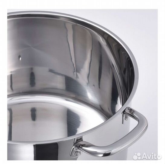 Кастрюля IKEA из нержавейки 10 л, новая в упаковке