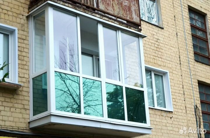 Остекление балконов и лоджий в рассрочку N1744