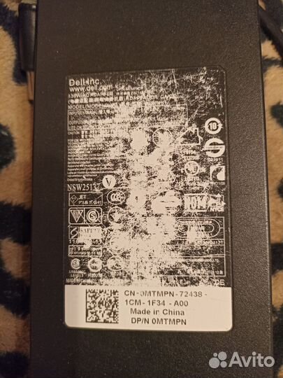 Блок питания для ноутбука dell