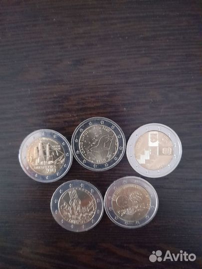 Монеты 2 евро эстонии