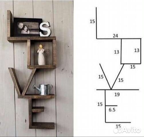 Настенная полка