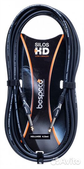 Кабель гитарный Bespeco hdjj600 6 m (прямой/прямой)