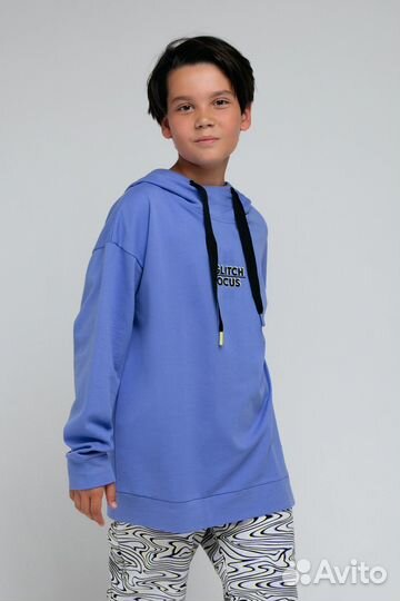 Джемпер для мальчика кб 301784 ярко-синий к (152)