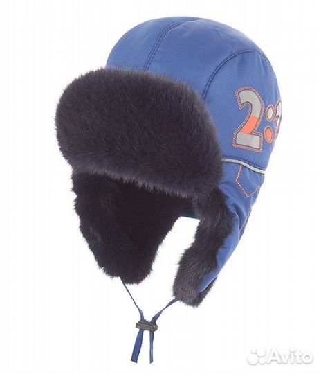 Зимняя шапка-ушанка детская