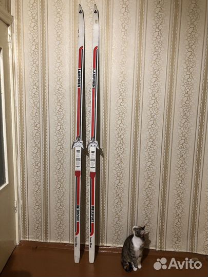 Беговые лыжи lampinen 210 см винтаж