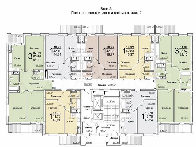 Планировка квартир ульяновск 3-к квартира, 92.1 м², 8/13 эт. на продажу в Ульяновске Купить квартиру Авито